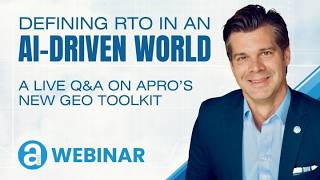 Famous APRO Webinar - Defining RTO in an AI-Driven World Profile