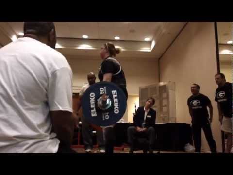 Jacqueline Higgins American Record 378 Deadlift at...