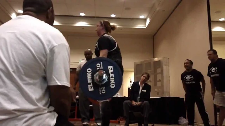 Jacqueline Higgins American Record 378 Deadlift at...