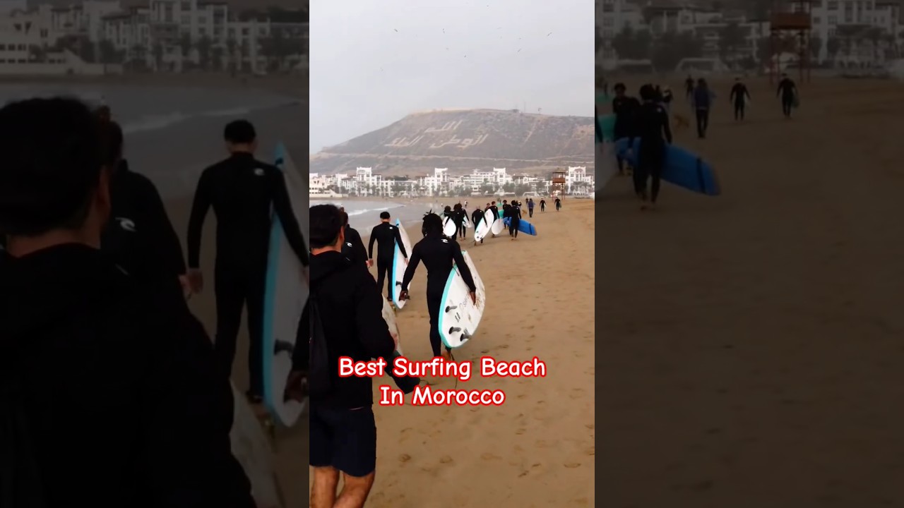 Agadir Walking Tour on Golden Beach, Morocco المغرب