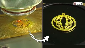 Making gold pendants using CNC jewelry engraving machines | pendant making machines - Guanglijin