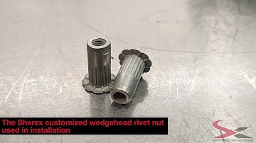 Sherex Flex-5PM Rivet Nut Installation Video