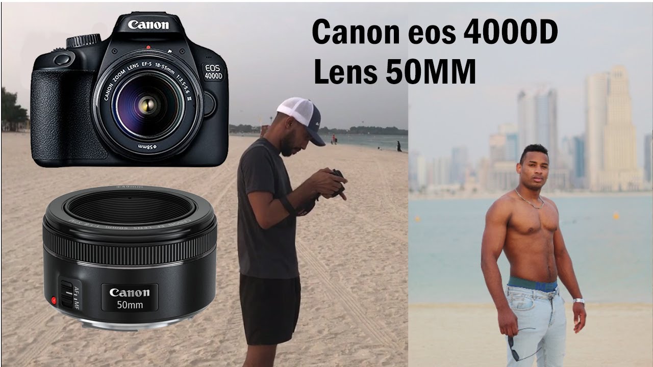 Canon eos 4000d and lens 50mm - Al Mamzer Beach - YouTube