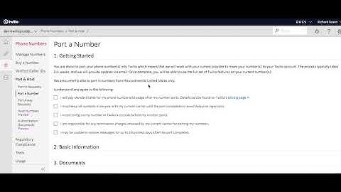 Fastcall   Port Numbers to Twilio Sub Account