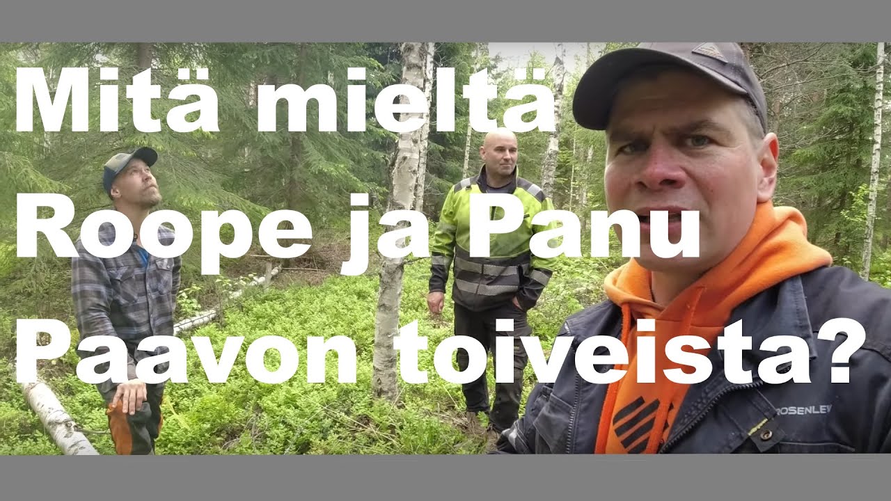 Kohta Hakataan - Panu ja Roope tutustumassa Meidän metsässä