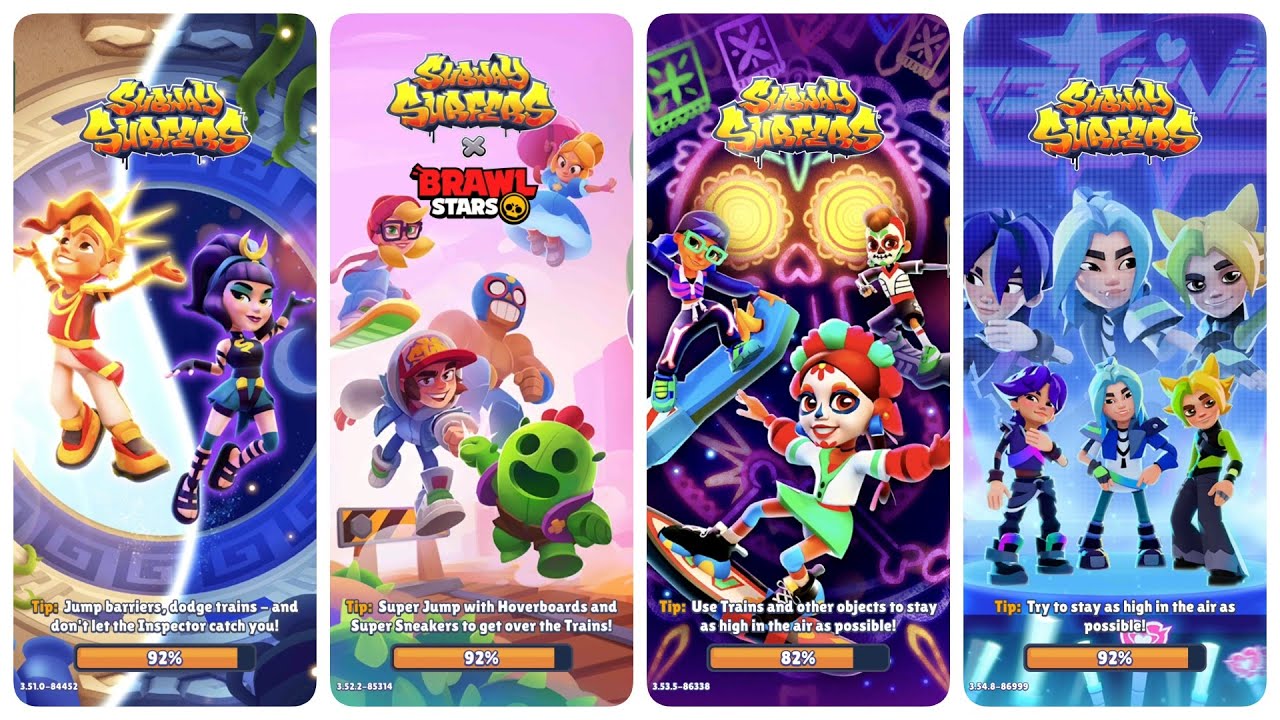 Subway Surfers Греция против Subway Surfers Brawl Stars против Мексики Хэллоуин против Сеула 2025