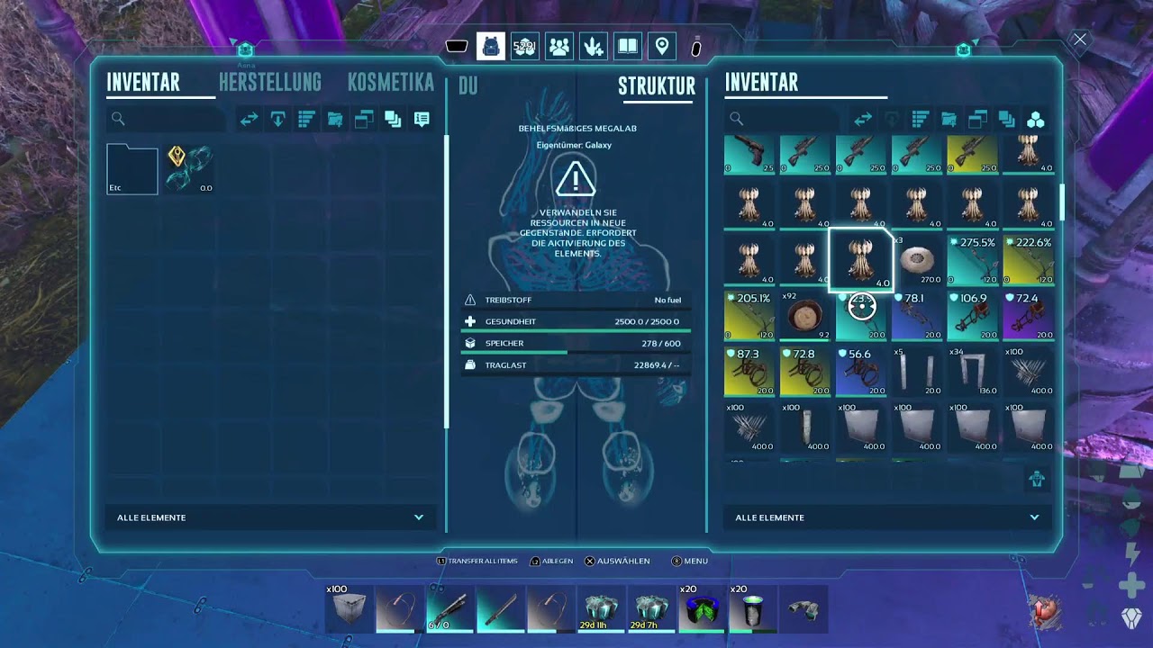 Wave 400 Solo/Duo Purple OSD Defense / ASA / Offi Server Extinction Loot #3