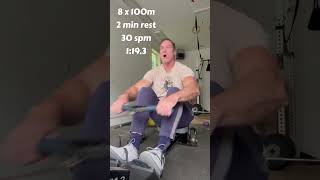 Another leg burner!! Rowing fitness is progressing!