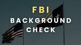 How to get an FBI BACKGROUND CHECK (and get it apostilled) 🇺🇸