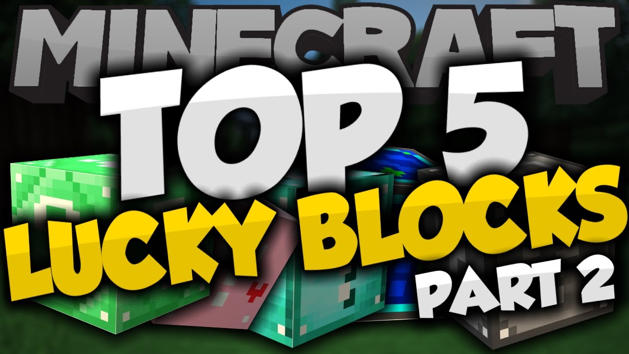 Top 3 Minecraft Addons, LUCKY BLOCKS