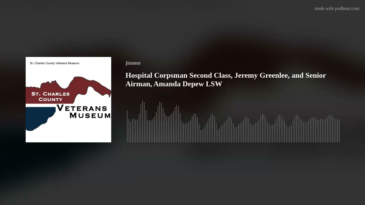 Hospital Corpsman Second Class, Jeremy Greenlee, and Senior Airman, Amanda Depew LSW