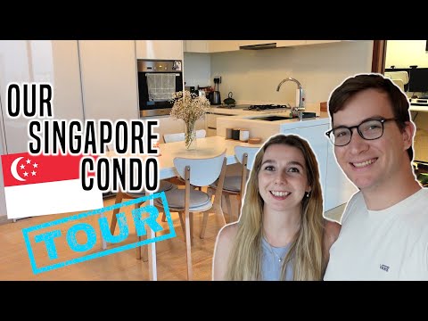 FURNISHED APARTMENT TOUR | 2 bed condo Singapore | Expat Living 2021