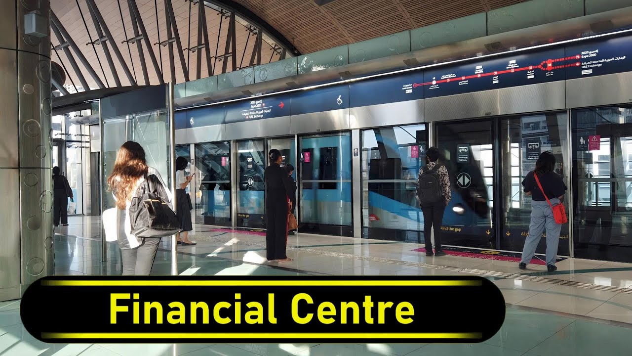 Metro Station Financial Centre - Dubai 🇦🇪 - Walkthrough 🚶
