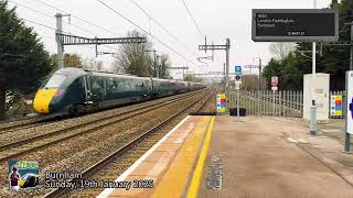Trains at Burnham 190125 Part 3 4K
