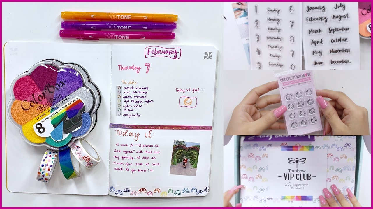 Erin Condren & Tombow VIP Box Haul + Memory Planning DEMO! | Romina Vasquez