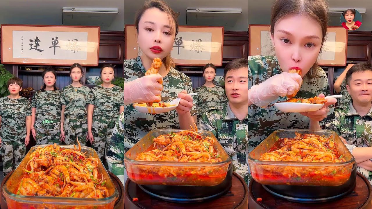 【ASMR MUKBANG】Epic Mukbang Madness(에픽 먹방 광기): Devouring a Mountain of Food。음식 산을 집어삼키다 N02-210126-2