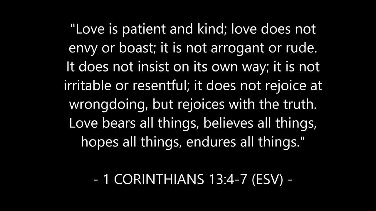 1st Of Corinthians 13