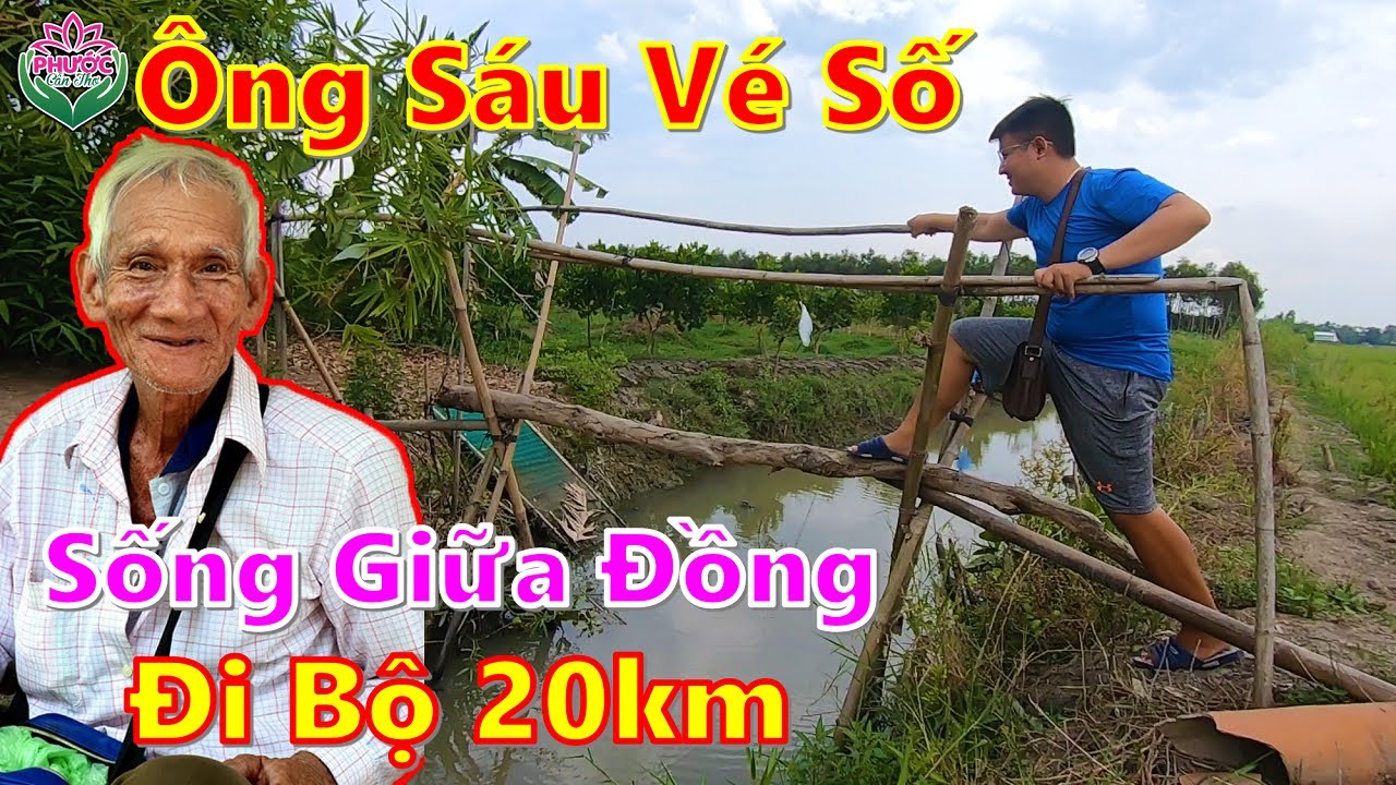Bất Ngờ Ông Lão 84 Tuổi Sống Giữa Cánh Đồng, Không Điện Nước, Đi Bộ Trên 20Km Để Bán Vé Số Mưu Sinh