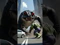 A Giant Frog Terrorizes the City | Hulk comes to save the city from the frog #marvel #viral #hulk
