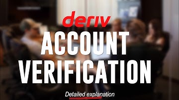 How To VERIFY your DERIV account [I explained everything]