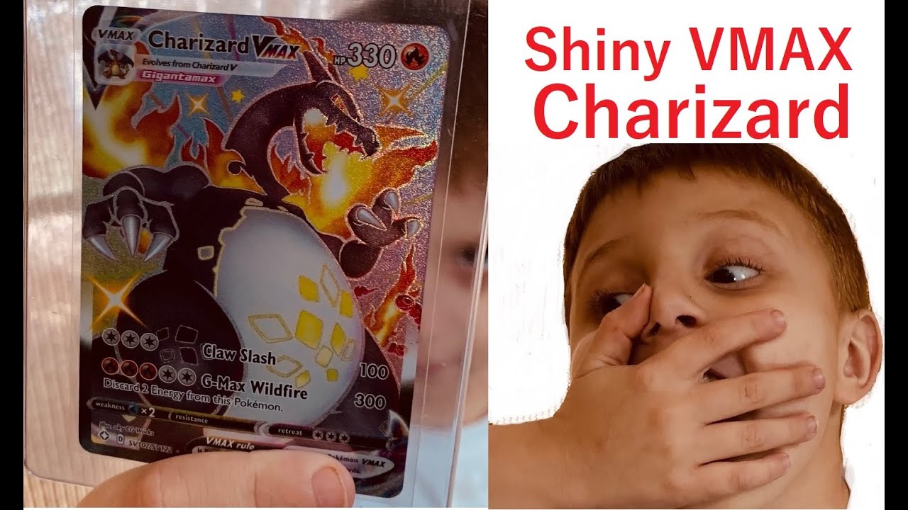 Pokemon Shining Fates Shiny Charizard VMax  6-Year-Old Pulls & Goes  Wild!!! 