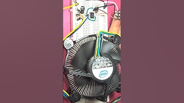 DC fan motor control with PWM signal, Operation of PWM signal in 4-wire CPU fan with 555 ic.