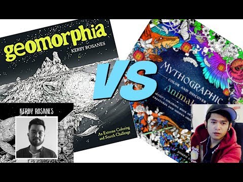 Colormorphia Coloring Book Review - Kerby Rosanes (US Edition