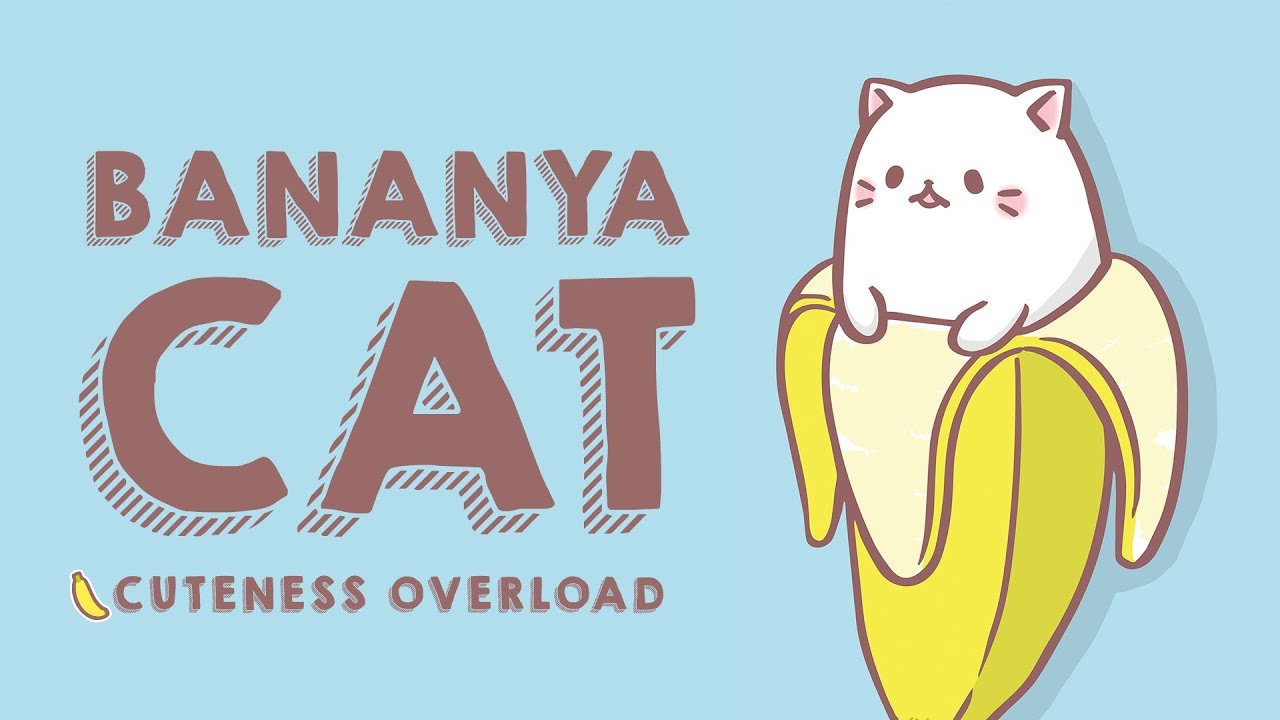 cute banana cat