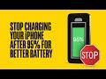 Stop Charging IPhone After 95 Shorts 