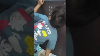 5 ka table... easy way me sahaj ke sath..#childrenstoy #study #challenge #viral