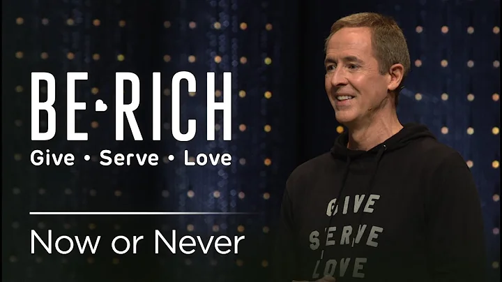 How To Be Rich  Be Rich 2018, Part 1 | ANDY STANLEY