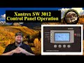 Xantrex 3012 Control Panel Operation