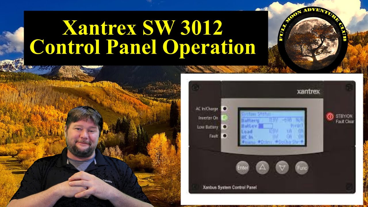 Xantrex 3012 Control Panel Operation - YouTube