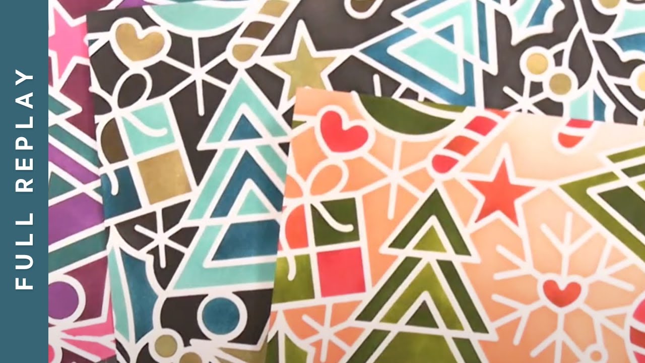 LIVE REPLAY - Playing with holiday color combinations