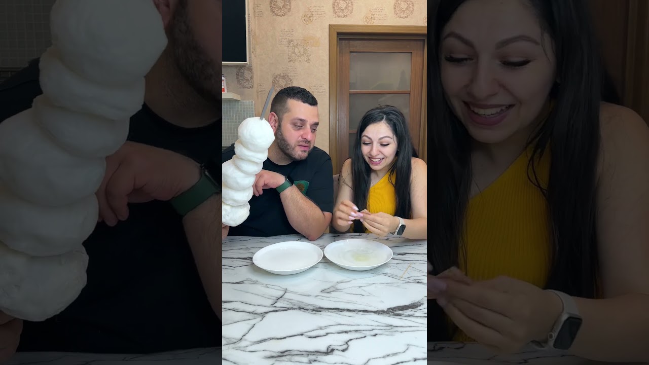 OMG At the end a surprise in cotton candy!😂 