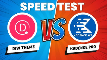 Divi vs Kadence - which page builder loads faster? Expert Analysis