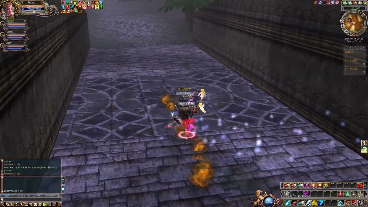 LAST CHAOS FAWKES - PRESENTATION OF MY WIZARD GEAR + PVP ARENA #2