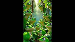 Animal Colour Hunt 🌈 Fun Kids Rhyme | Learn Colors with Animals 🐯🐸🦜 | Viral Kids Song #Shorts
