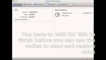Peercoin setup guide - Episode 2 exploring the wallet