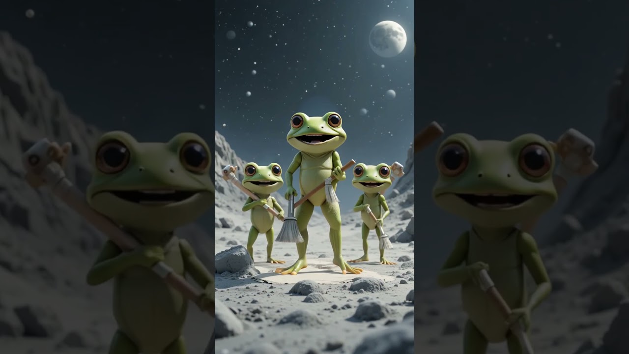 🚀Cute frog & alien Cartoon Series  