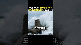 수심 100m 불가능한 바다 한국이 뚫어버린 진짜 이유 (이슈딸깍)