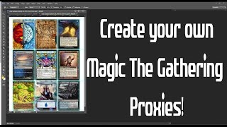 Magic the Gathering Proxies workflow