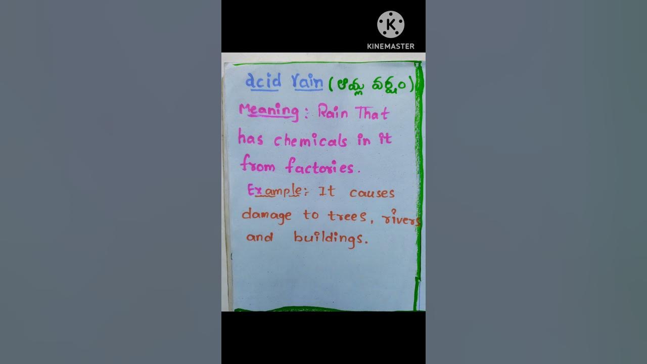 acid-rain-meaning-in-telugu-spokenenglish-education-telugu-viral