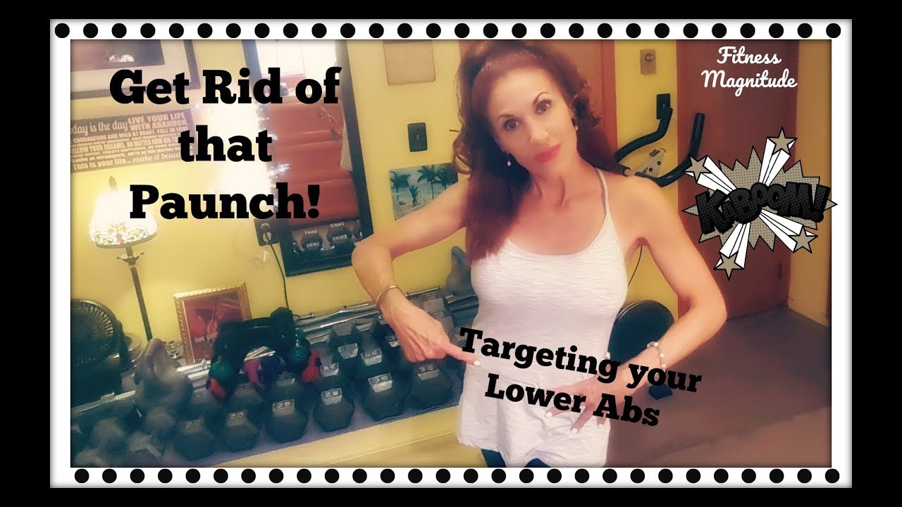 How to Target Your Lower Abs to Get Rid of That Paunch! #BellyFat - YouTube