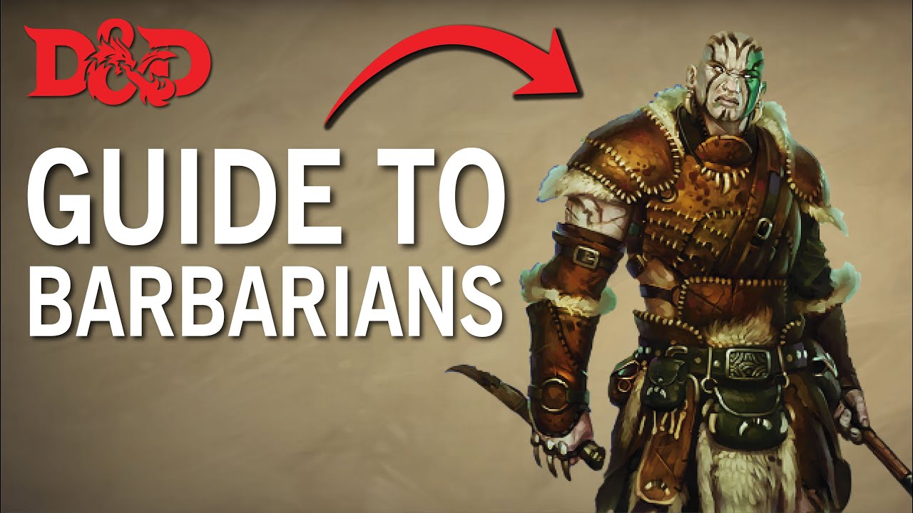 How to play Barbarian DND 5e Tutorial  | Dungeons and Dragons