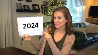 Setting up 2024 for success by organizing my calendar