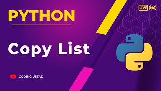 Copy mathed in Python list | how to cop list in python