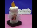 Velas de toalla para regalar en la primera comunión