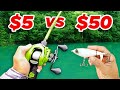 $5 vs $50 Budget Fishing Challenge (Walmart)