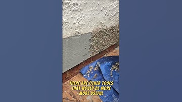 Why We Still Use Our Hands for Pebble Dashing! #plastering #danielleeplastering